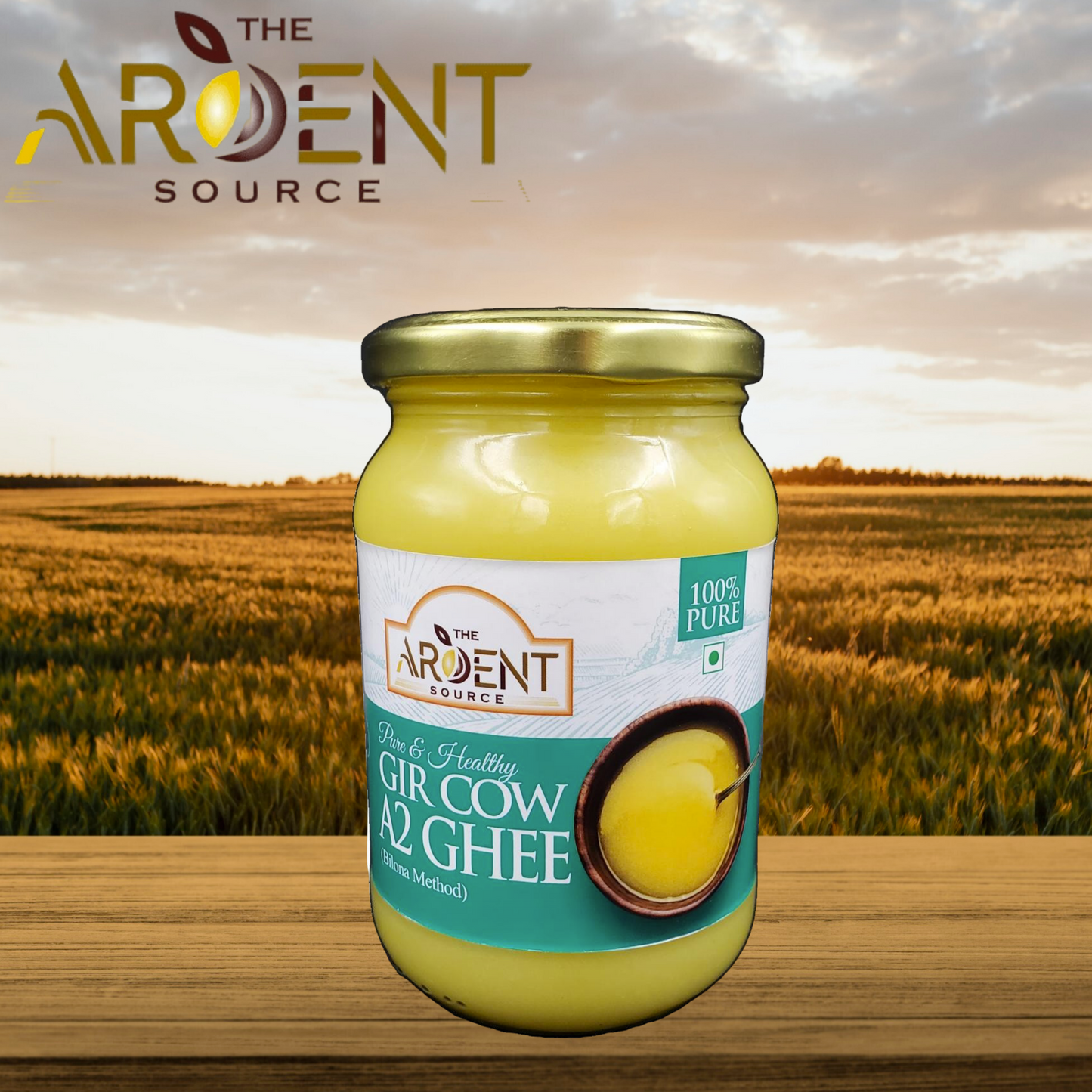 A2 Gir Cow Ghee UK | 100% Natural Desi Ghee | Bilona Churned Traditional Clarified Butter for Indian Cooking & Sweets
