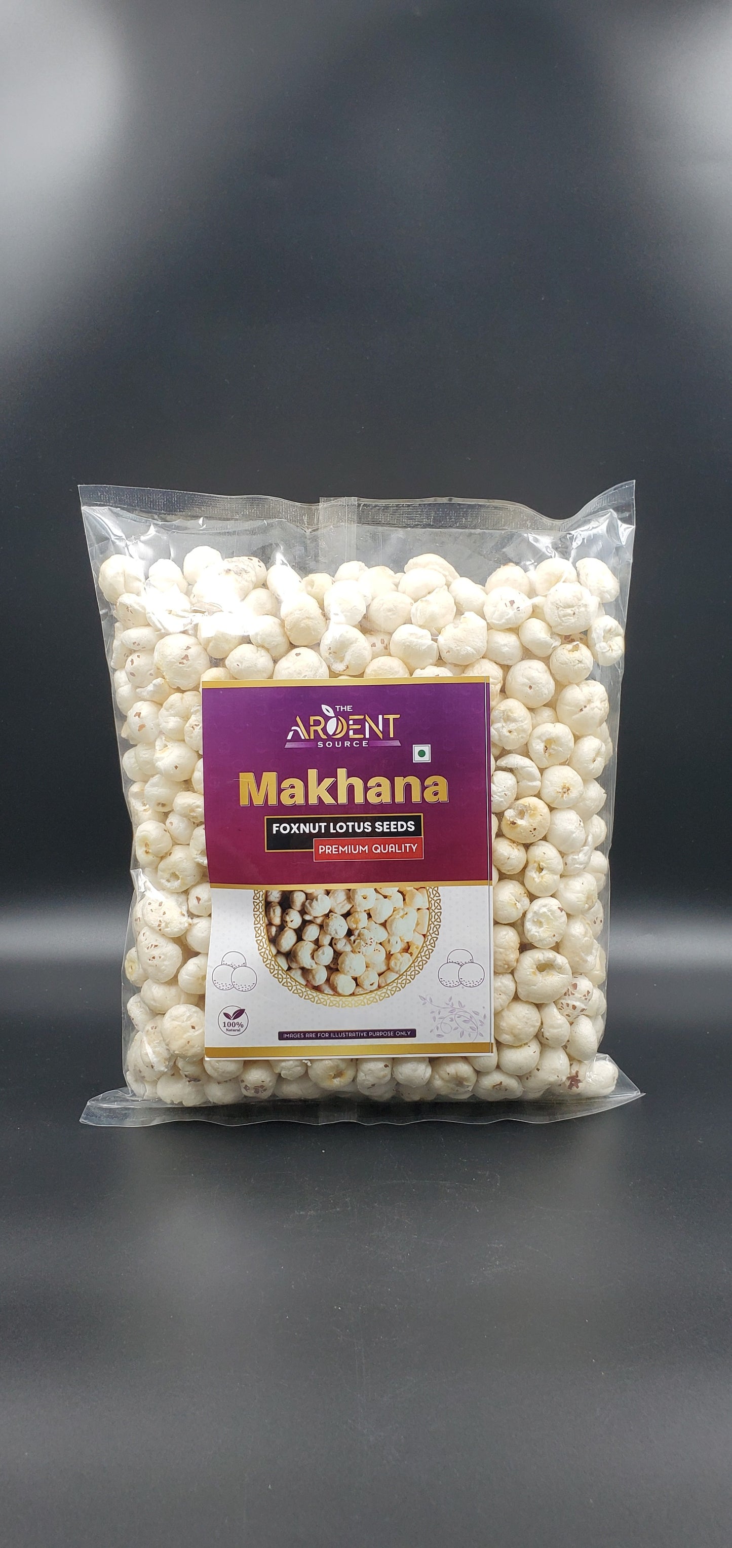 Raw Makhana | Fox Nut Lotus Seed Puffed | Gluten Free | Anti-Oxidants | MSG Free | Zero Trans Fat | No Added Preservatives and No Artificial Flavours
