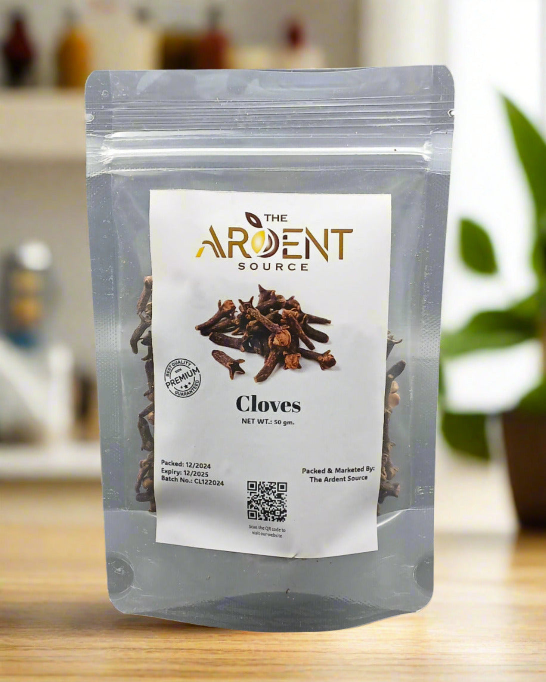 Cloves Whole by Ardent Source | Premium Quality | Cloves Whole | 50gm | Sun Dried | Gluten Free | Non-GMO | No Additives | No Preservatives