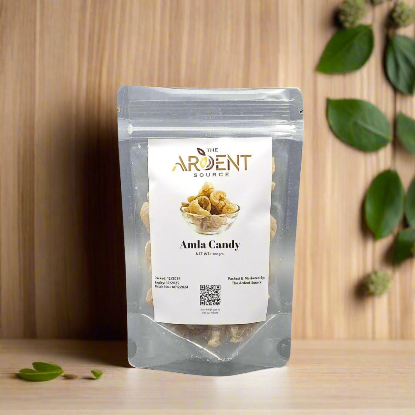 Dry Amla Candy by Ardent Source 100gm | Natural Dried Sweet Amla Candy | Amla Candy Dried | Indian Sweet Gooseberry (Amla)