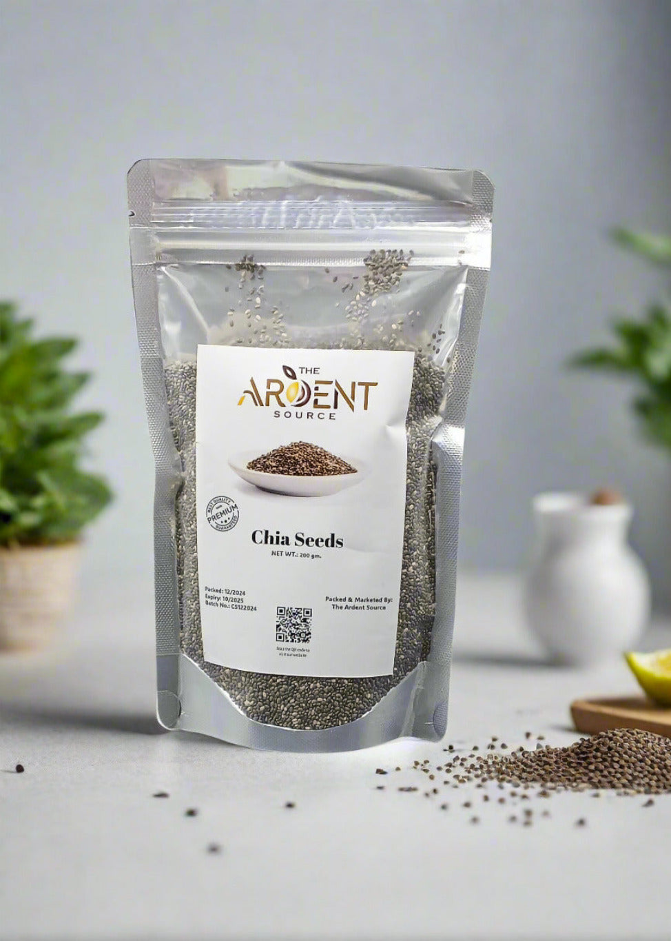 Raw Seeds | Pumpkin Seeds | Sunflower Seeds | Chia Seeds | 100% Natural | Ready to Eat | Cooking, Baking and Healthy Snacks | High Fibre & Protein | Rich In Omega 3 6 & 9, Antioxidants, Vitamins | Gluten-Free