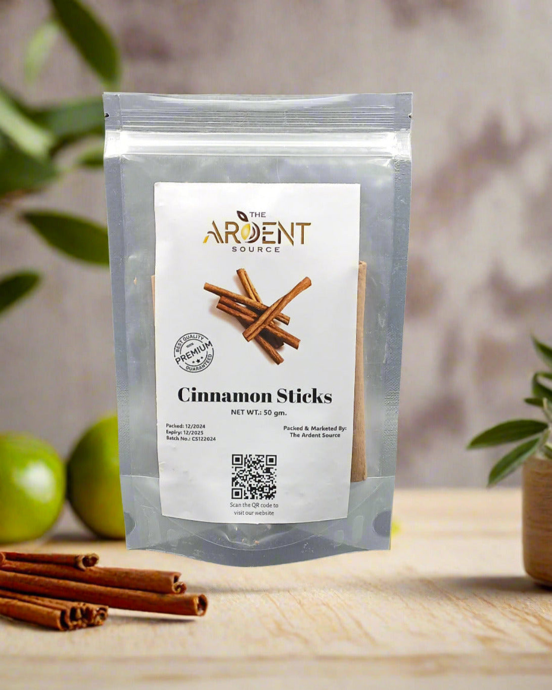 Cinnamon Sticks (50gm / 1.76 Oz) | Cinnamon Quills | Cannelle | Canela | Dalchini Sticks | Sweet and Aromatic for Cooking