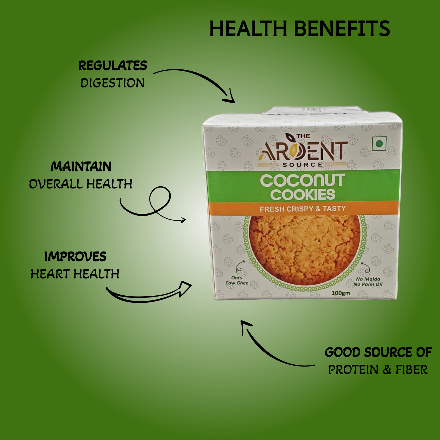 The Ardent Source Cookies 100g Pack of 2