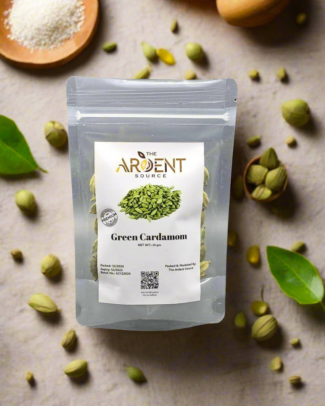Green Cardamom by Ardent Source (50gm) | Hari Elaichi | Chotti Elaichi | Premium Quality| Natural