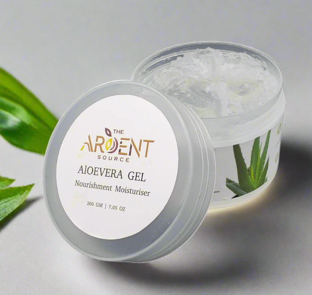 Aloe Vera Gel 200ml,Freshly Cut Aloe for Face, Body & Hair,Cooling & Refreshing,Vegan & Cruelty-Free