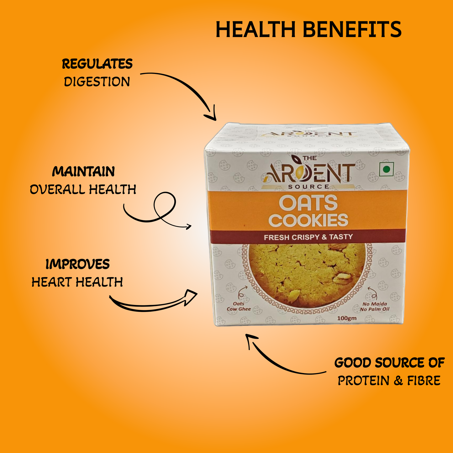 The Ardent Source Cookies 100g Pack of 2