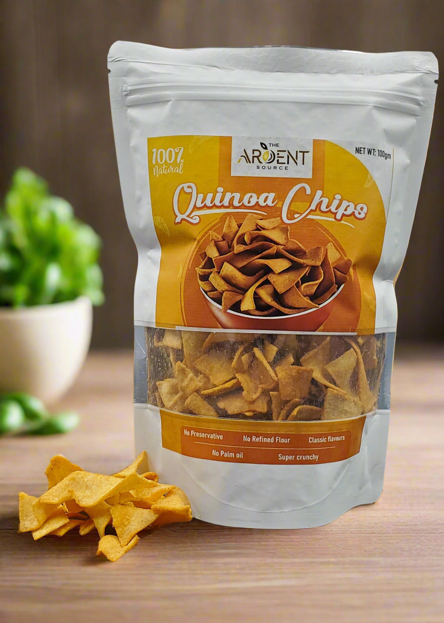Baked Quinoa Chips | High In Fiber | Low in Sodium | Gluten-Free | Vacuum Cooked