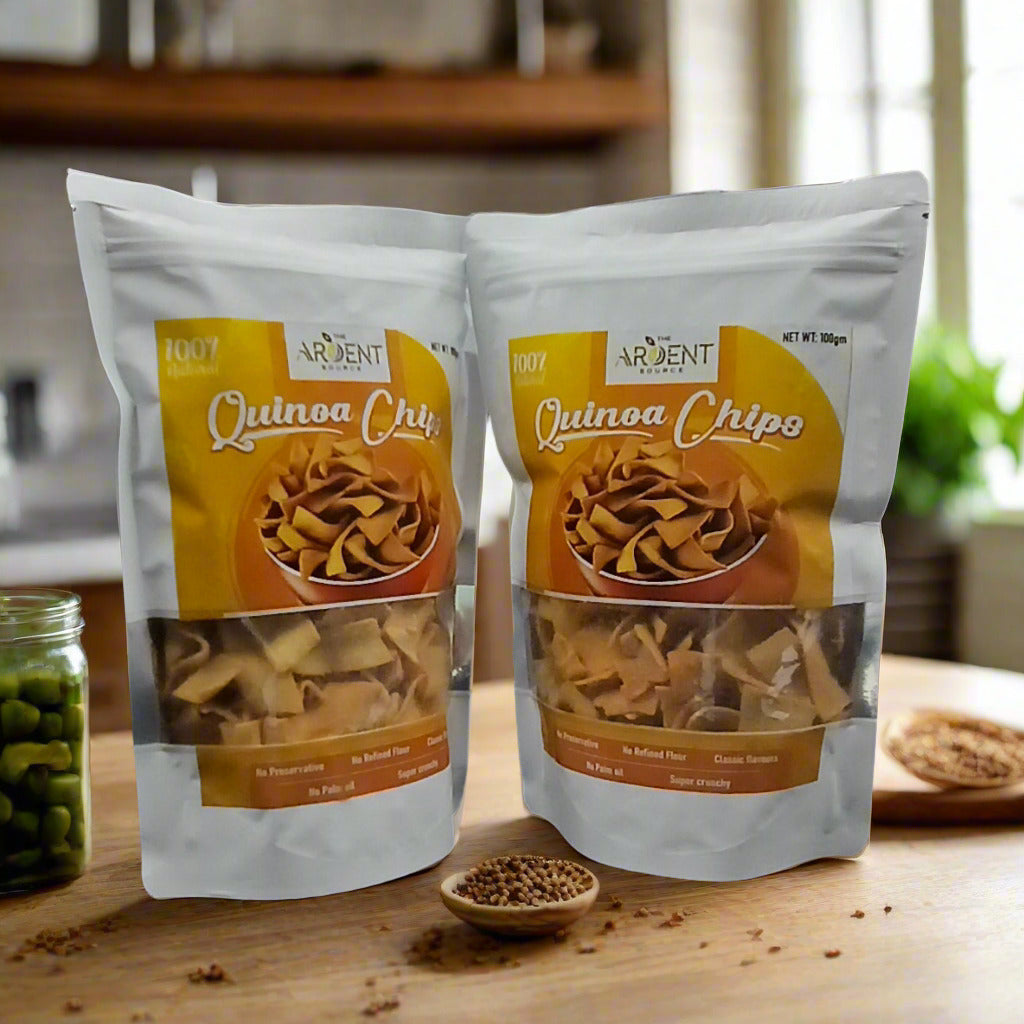 Baked Quinoa Chips | High In Fiber | Low in Sodium | Gluten-Free | Vacuum Cooked