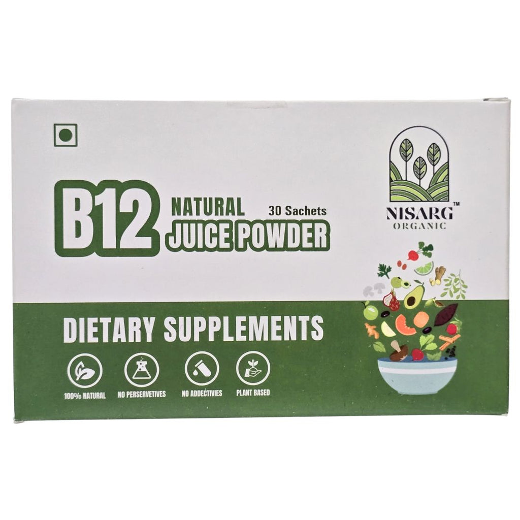 Vitamin B12 Natural Juice Powder  Herbal Wellness Drink Sachets (30 sachets)