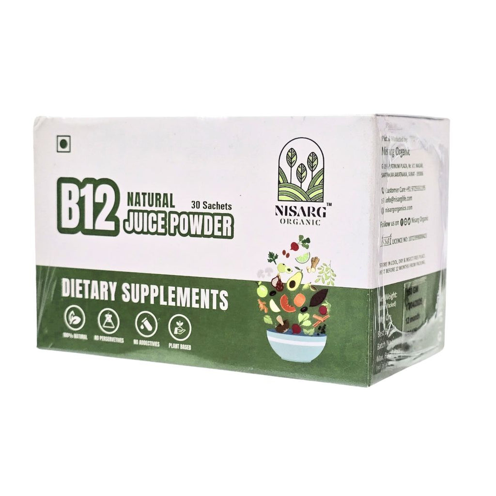 Vitamin B12 Natural Juice Powder  Herbal Wellness Drink Sachets (30 sachets)