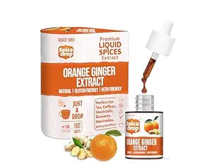 Natural Herbal Extracts 5ml – Ginger, Ginger Orange, Turmeric Latte, Chai Masala & Peppermint
