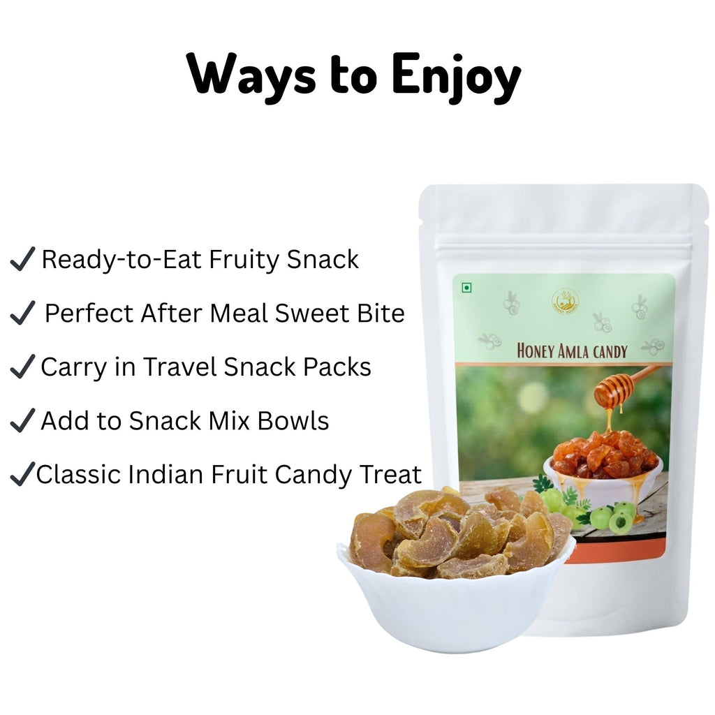 Honey Amla Candy 100g – Sweet & Tangy Indian Gooseberry