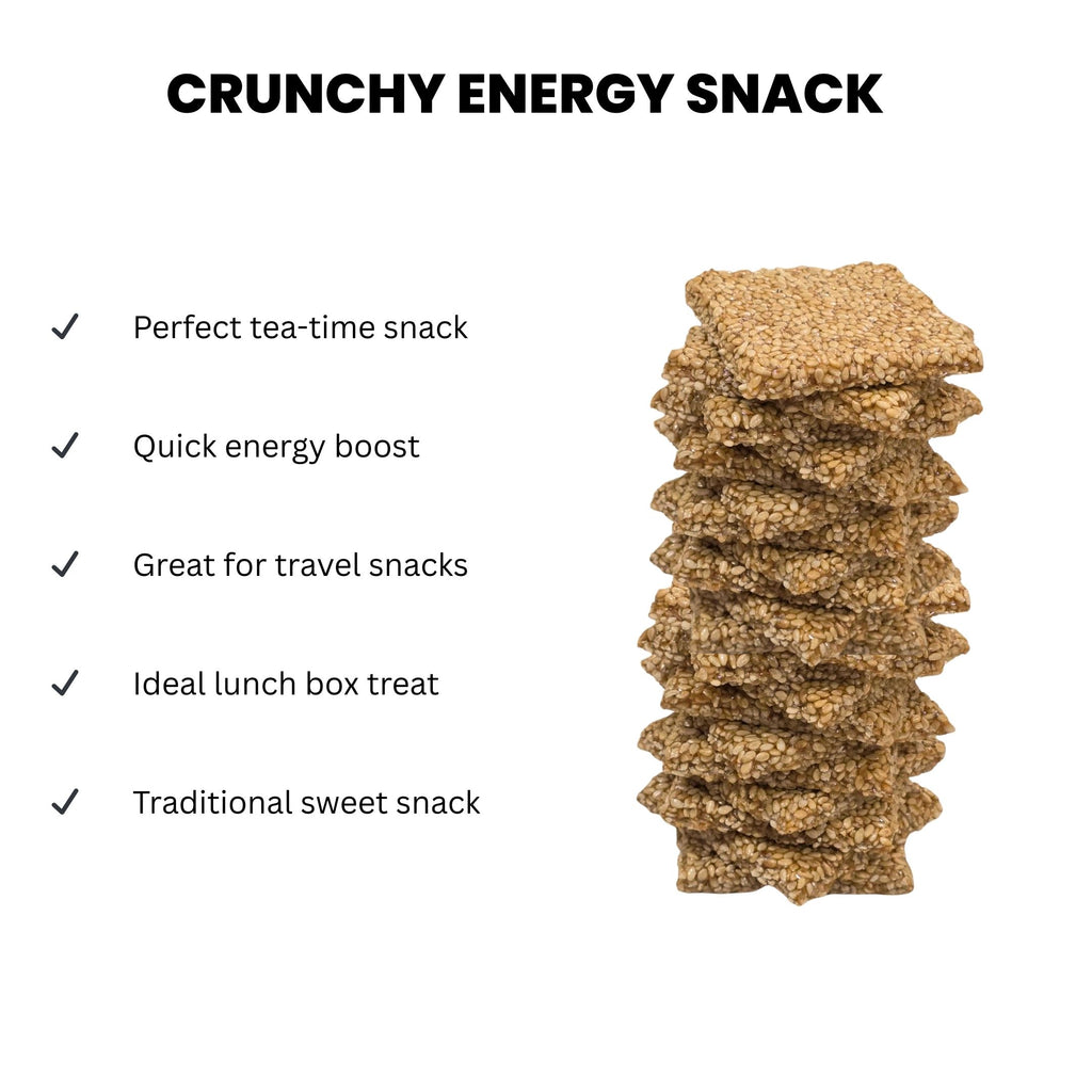 Healthy Sesame Bar, Indian Snack-Til Chikki, 250gm