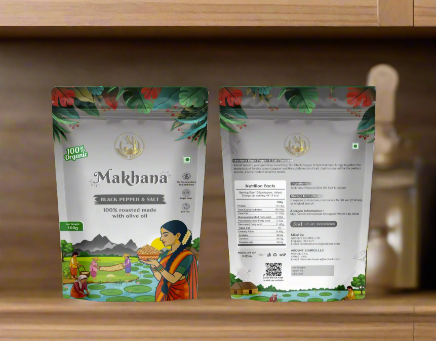 Makhana Black Pepper & Salt