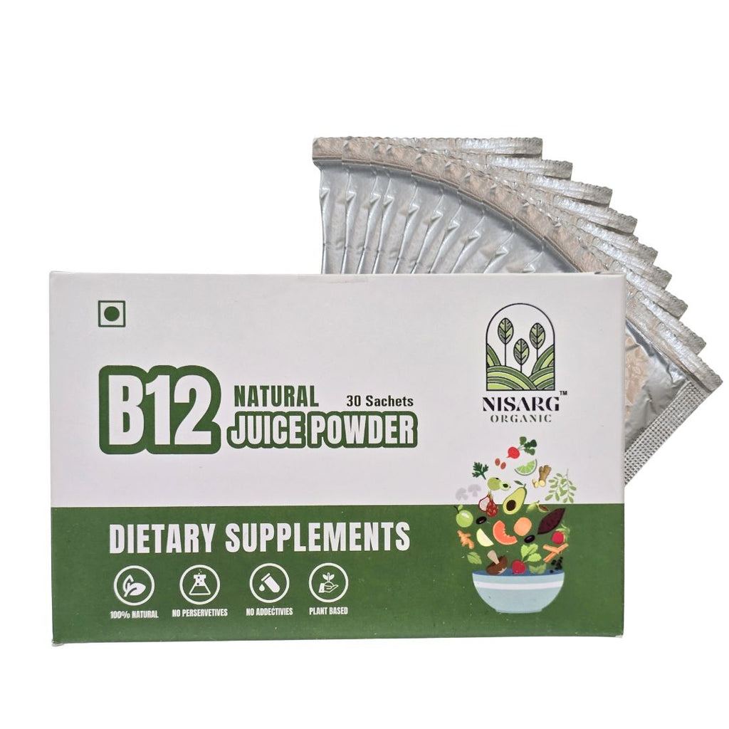 Vitamin B12 Natural Juice Powder  Herbal Wellness Drink Sachets (30 sachets)