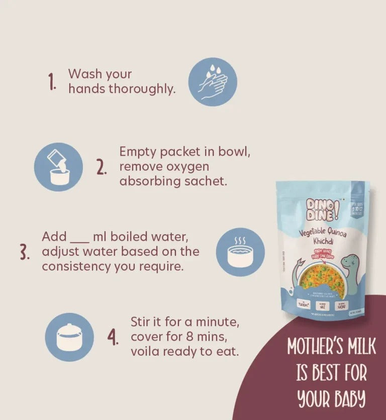 Vegetable Quinoa Khichdi – Traditional Baby Food - 20g