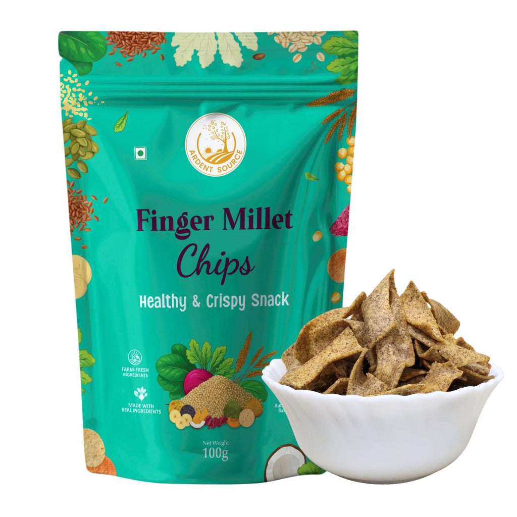 Ragi Chips (Finger Millet Chips), Vacuum Cooked