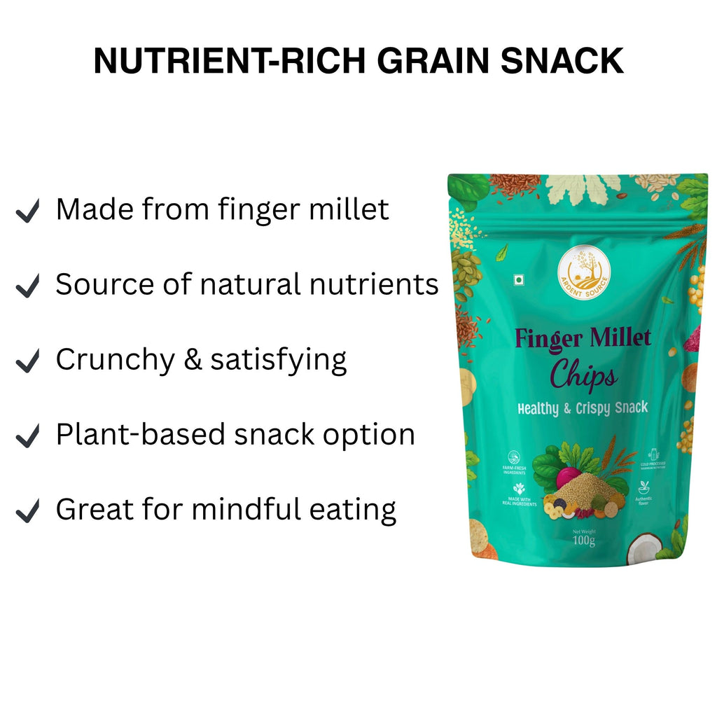 Ragi Chips (Finger Millet Chips), Vacuum Cooked