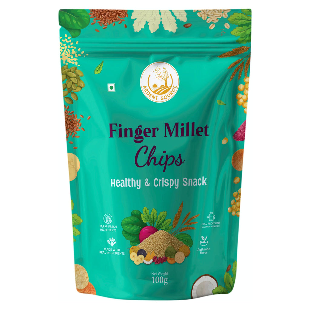 Ragi Chips (Finger Millet Chips), Vacuum Cooked