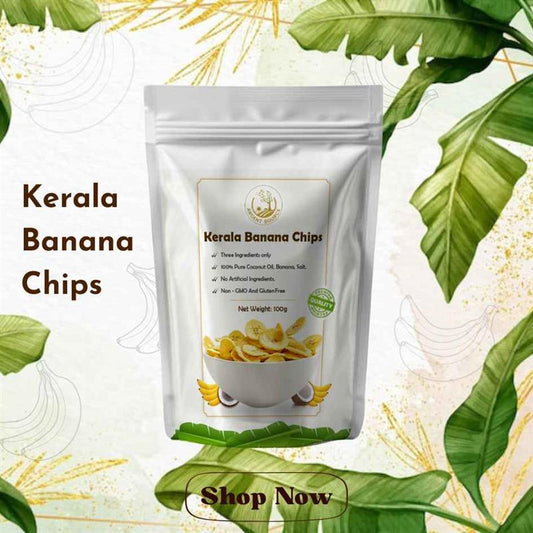 Kerala Banana Chips – Simply Salted,Ardent Source,Vegan Snacks, Gluten-Free, Healthy Snacks, Coconut Oil Chips, Traditional Snacks, Indian Snacks