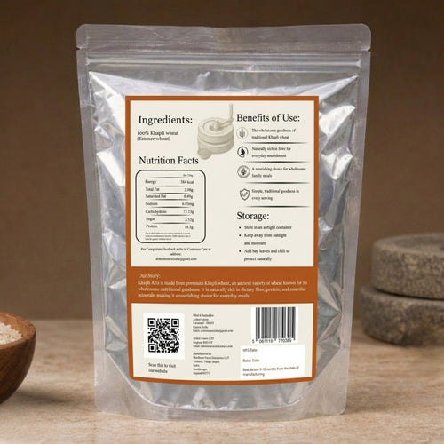 Ardent Source Khapli Flour (Emmer Wheat Flour) – 1kg