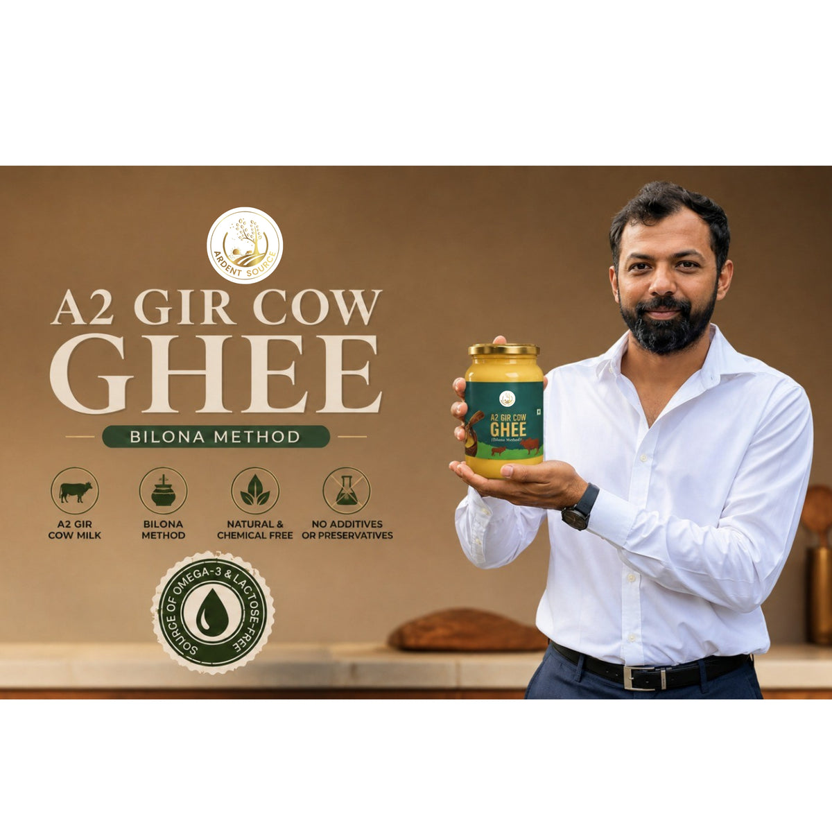 A2 Gir Cow Bilona Ghee