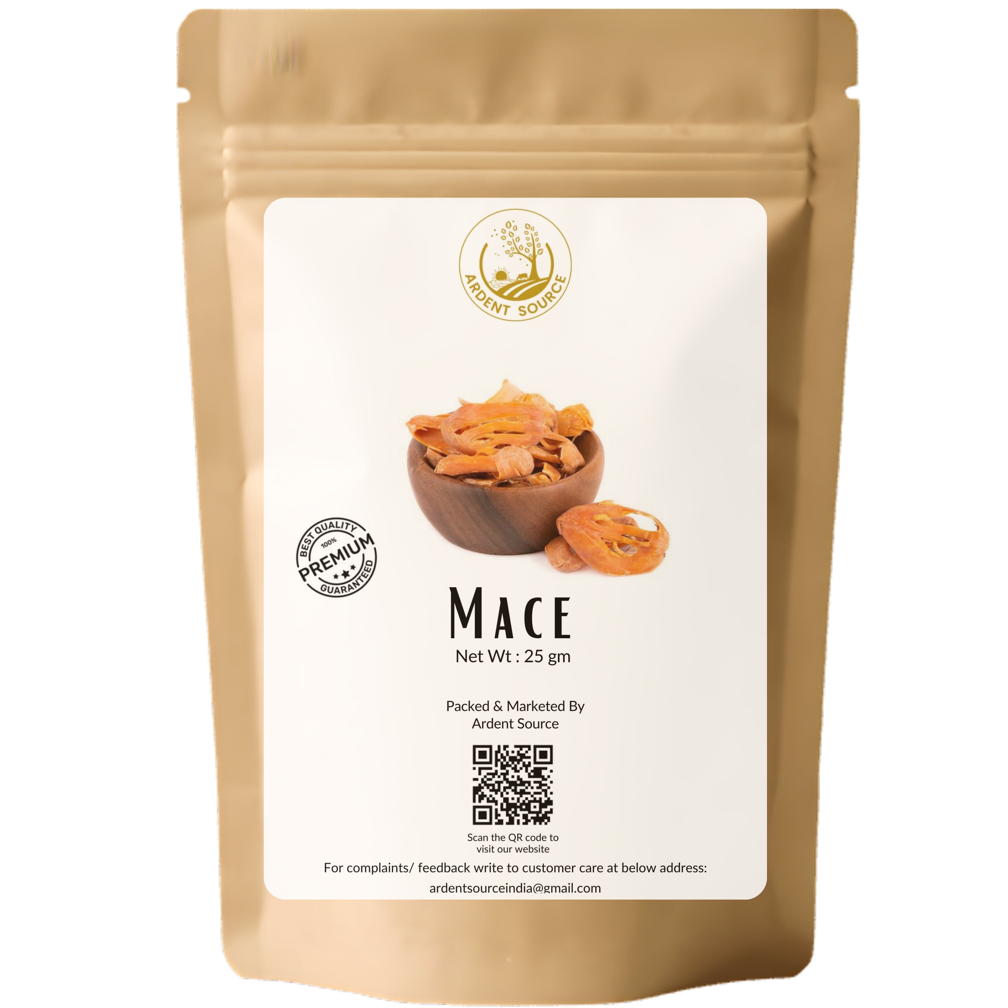 Mace Blades by Ardent Source (25gm), Whole Javitri,Maza Macis,Fresh Premium Quality