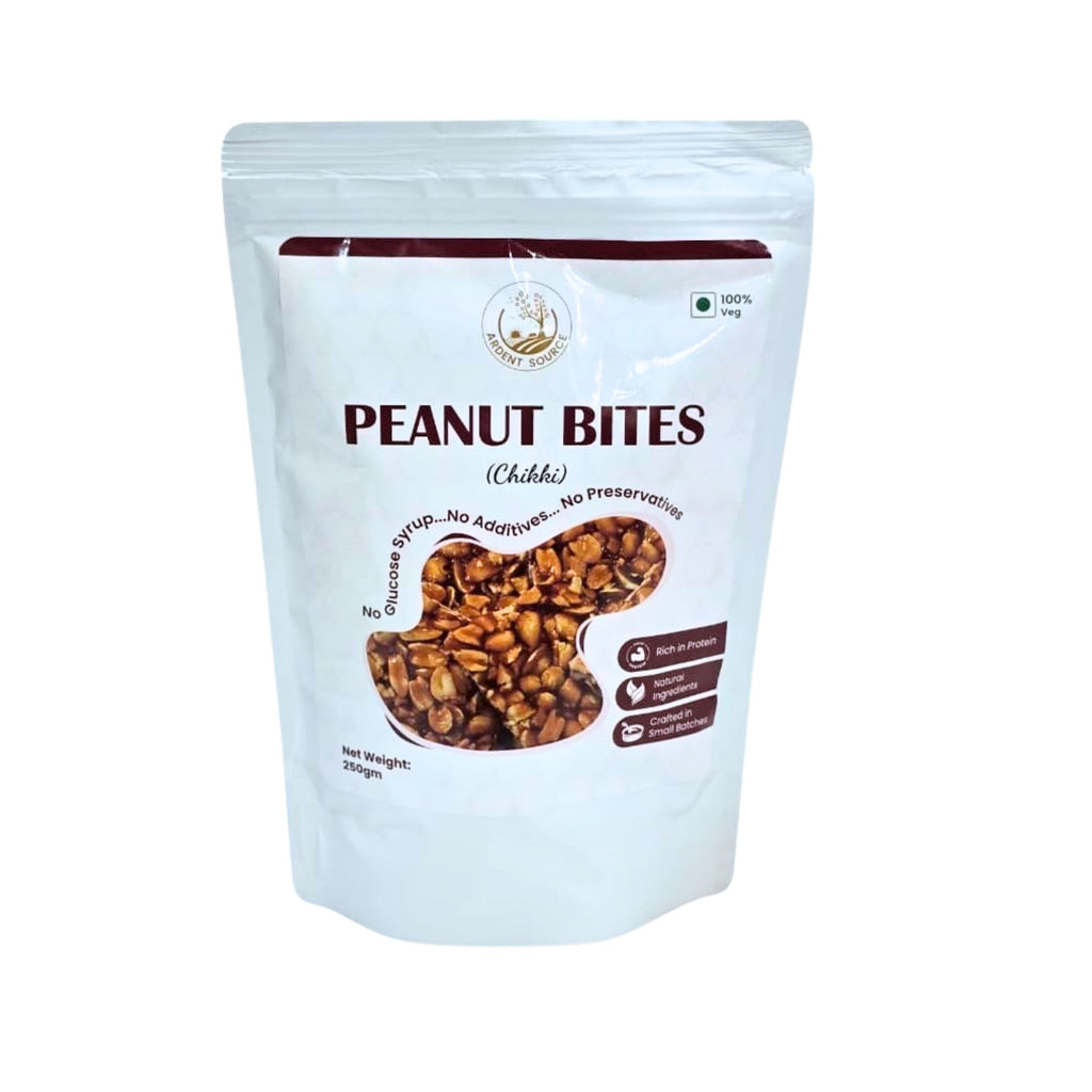 Peanut Chikki Made with Jaggery,Crunchy Jaggery Peanut Brittle, 250gm