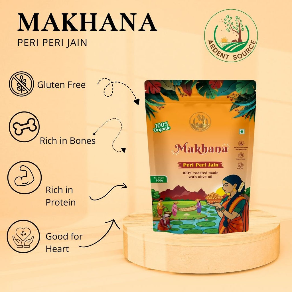 Makhana (Fox Nuts) Variety Pack,Healthy Party Snacks, Namkeen Flavour for Lotus Seeds Phool Makhana and Puffed Kernels, Tasty & Nutritious, Pack Of 4 | 400gm