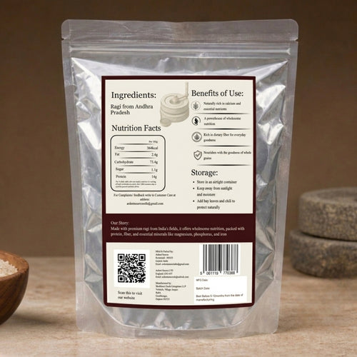 Ardent Source Ragi Flour (Finger Millet Flour) – 1kg