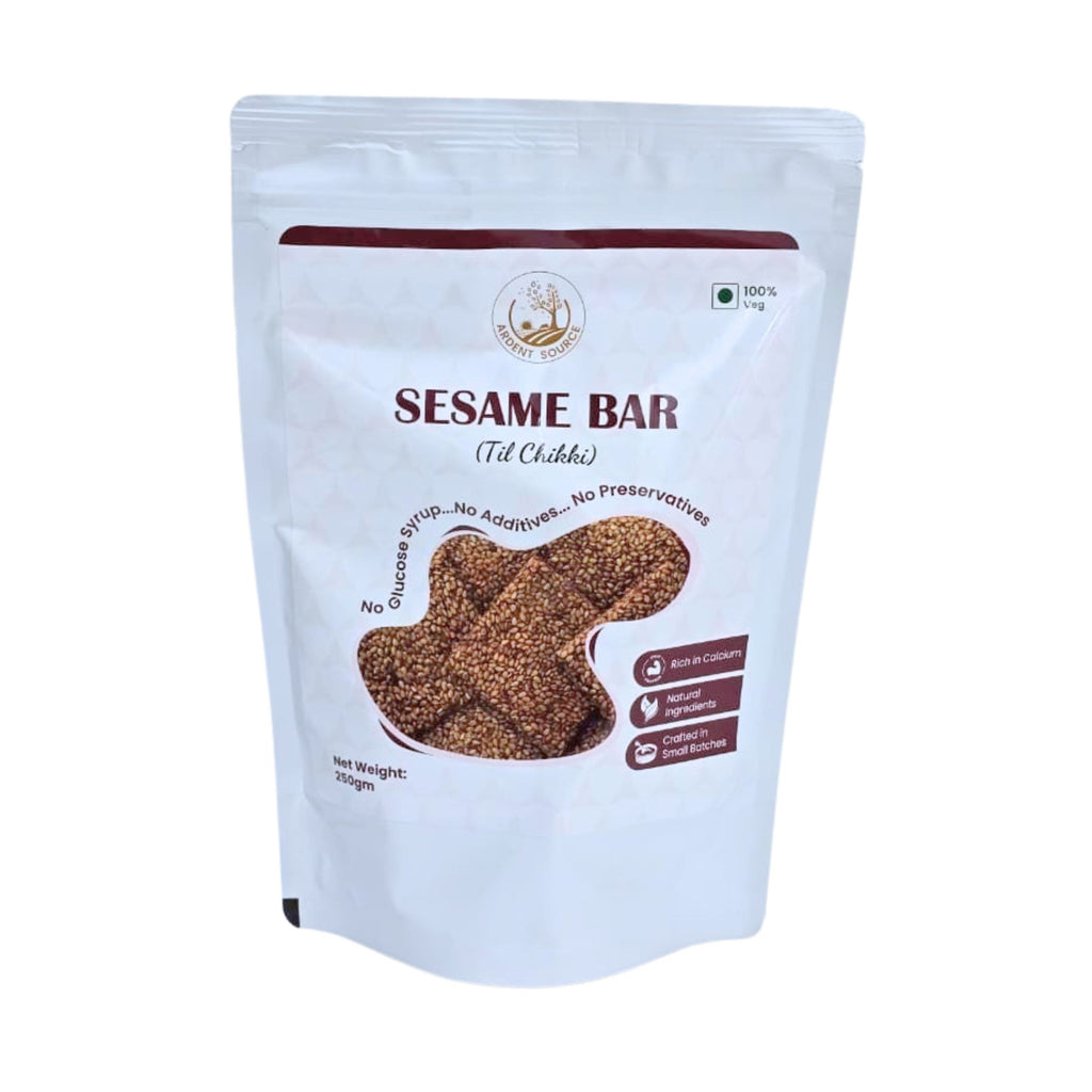 Healthy Sesame Bar, Indian Snack-Til Chikki, 250gm