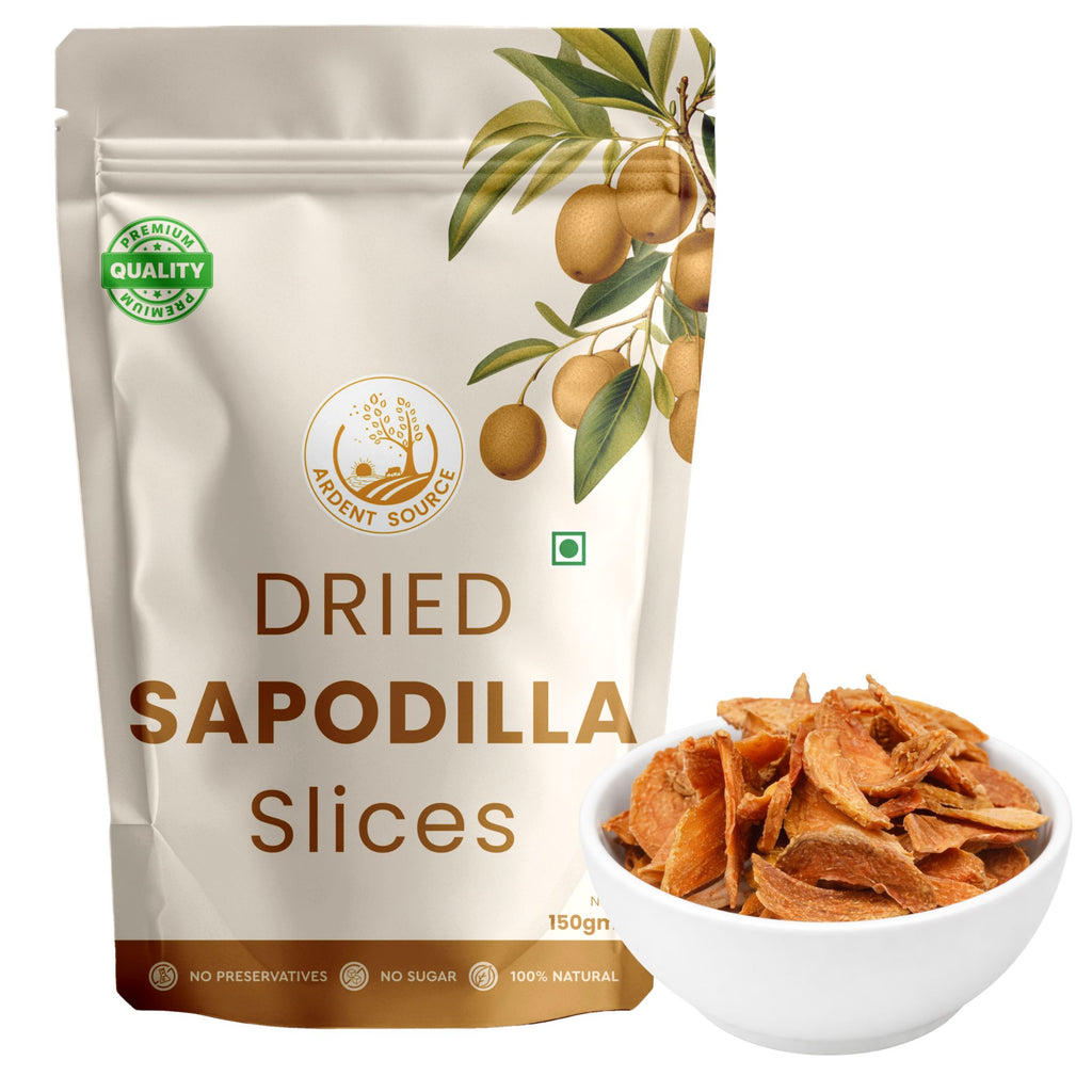 Natural Dried Sapodilla (Chickoo) Slices – 150g