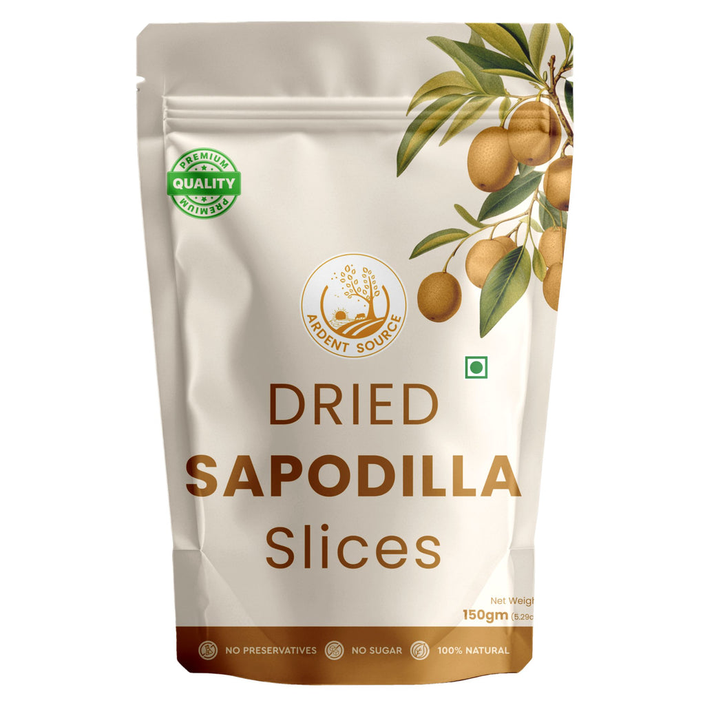 Natural Dried Sapodilla (Chickoo) Slices – 150g