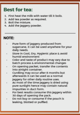 Jaggery Powder (250gm), Gur Powder, Chemical-Free Jaggery