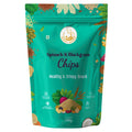 Baked Spinach & Black-gram Chips (Crisps), Vacuum Cooked