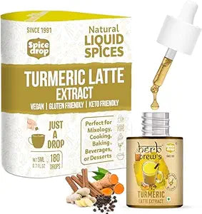 Natural Herbal Extracts 5ml – Ginger, Ginger Orange, Turmeric Latte, Chai Masala & Peppermint