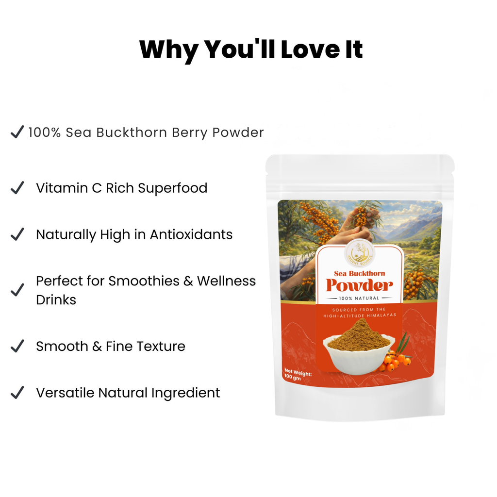 Sea Buckthorn Berry Powder 100g