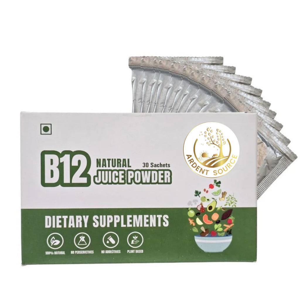 Vitamin B12 Natural Juice Powder  Herbal Wellness Drink Sachets (30 sachets)