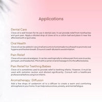 Clove Essential | Soothing Clove Relief | Warm & Spicy Aromatic Essence | Recognized for Antiseptic Properties | Frequently Used in Dental Care & Aromatherapy | 15ml