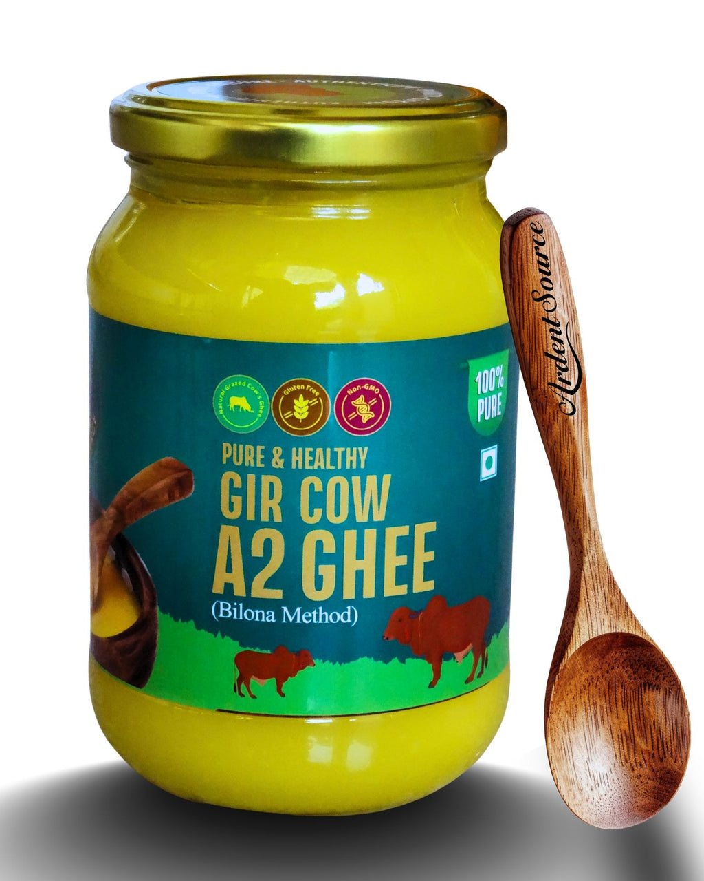 1L Gir Cow A2 Ghee + Flour Combo