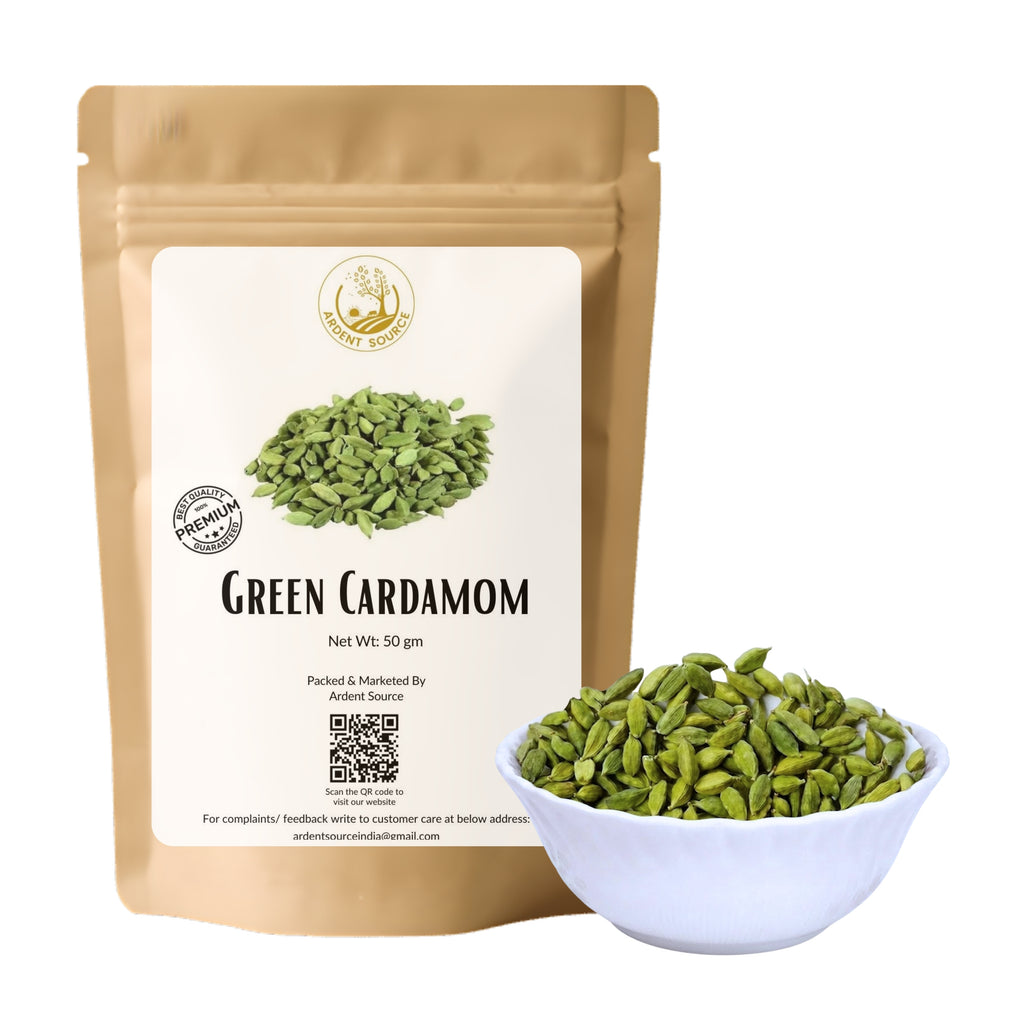 Green Cardamom by Ardent Source (50gm),Hari Elaichi,Chotti Elaichi, Premium Quality,Natural