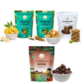 Guilt-free snack combo (Chocolate flavour makhana)