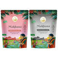 Flavoured Makhana Combo (Himalayan Salt & Black Pepper & Salt),Healthy Party Snacks, Namkeen Flavour for Lotus Seeds Phool Makhana and Puffed Kernels,Tasty & Nutritious, 200gm