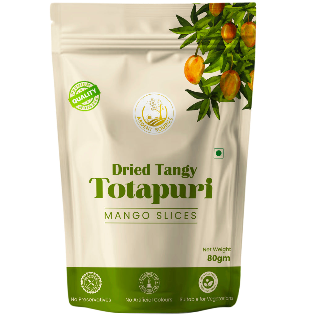 Dried Totapuri Mango Slices – 80g
