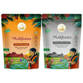 Flavoured Makhana Combo (Peri Peri Jain & Black Pepper and Salt),Healthy Party Snacks, Namkeen Flavour for Lotus Seeds Phool Makhana and Puffed Kernels, Tasty & Nutritious, Pack Of 2 | 200gm