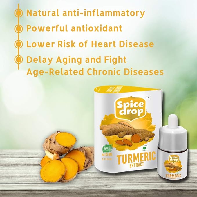 Natural Herbal Extracts 5ml – Ginger, Ginger Orange, Turmeric Latte, Chai Masala & Peppermint