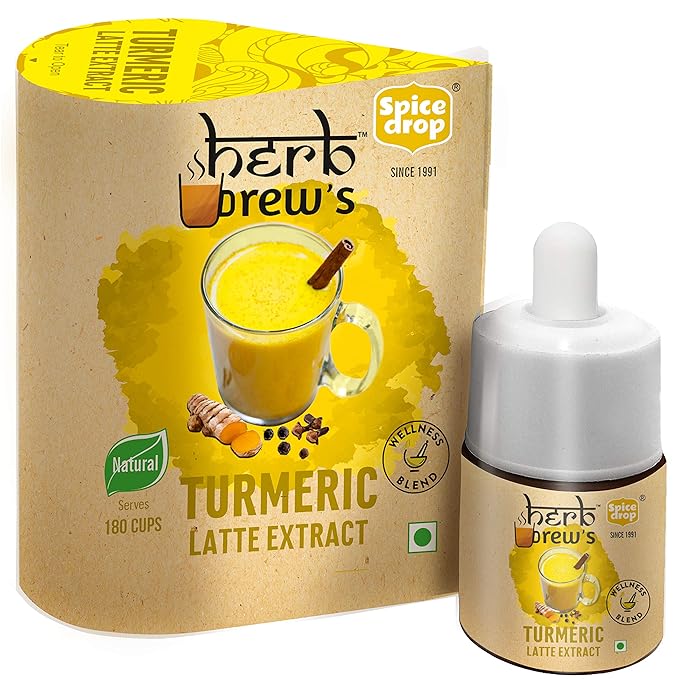 Natural Herbal Extracts 5ml – Ginger, Ginger Orange, Turmeric Latte, Chai Masala & Peppermint